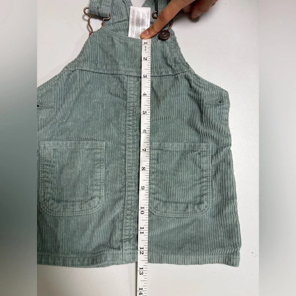 OshKosh B'gosh Mint Corduroy Overalls